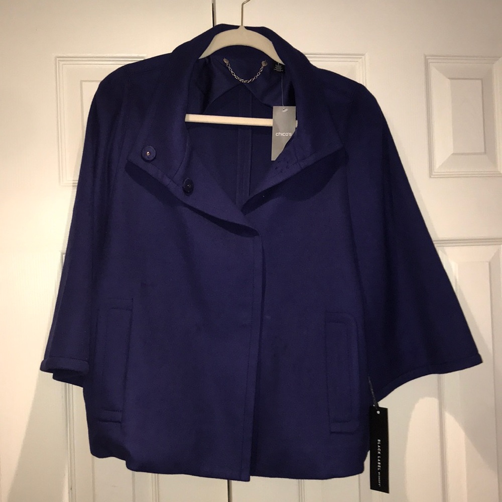 Black Label by Chico’s - Swing Jacket Blue Lapis